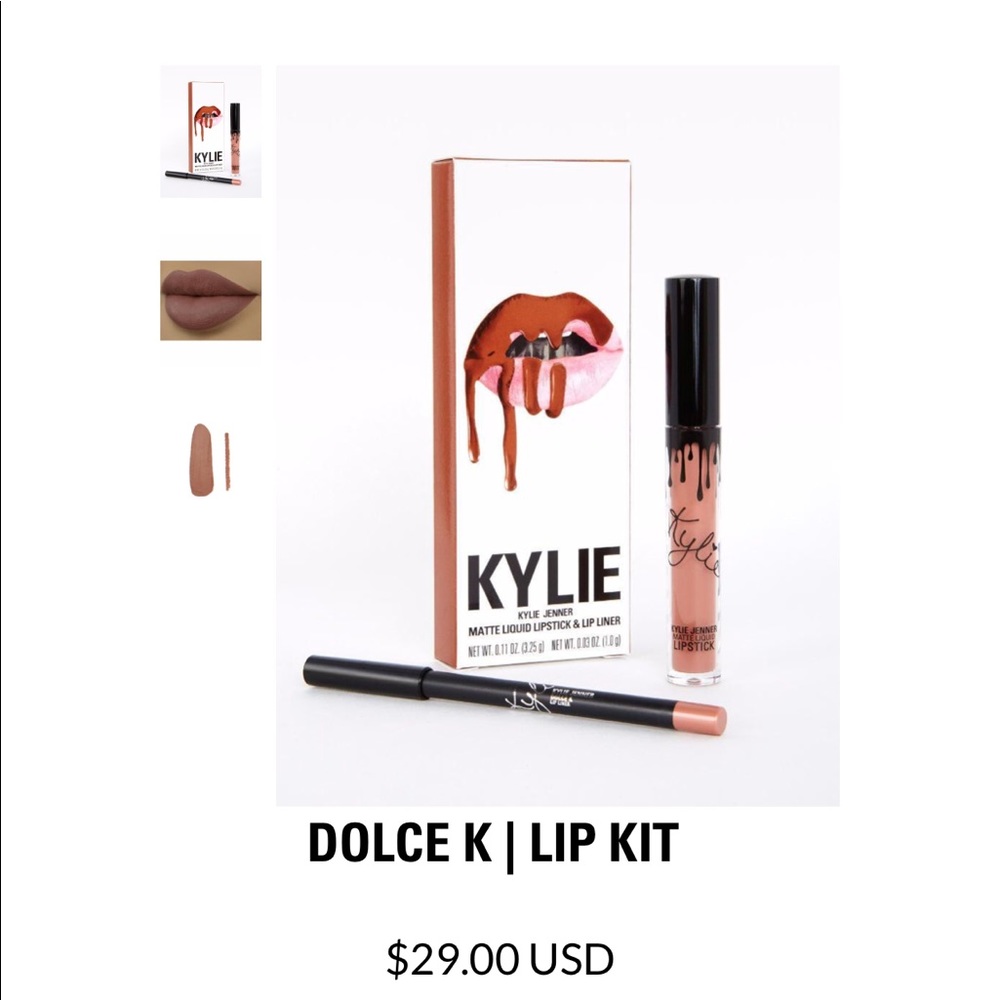 Kylie Lip Kit in Dolce K